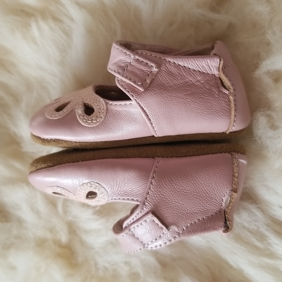 Livie & Luca Petal baby shoes 0-6 months light pink shimmer - Picture 3 of 6